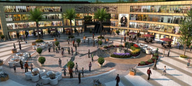 City building Modelo 3D .c4d .max .obj .3ds .fbx .stl .blend 