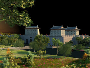 Ancient city Model 3D