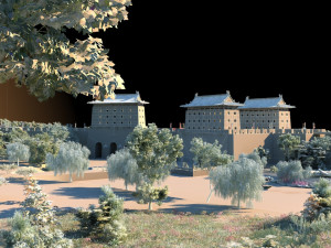 Ancient city Model 3D
