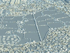 都市の建物 3Dモデル