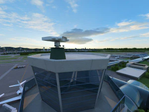Tour de l'aéroport Modèle 3D