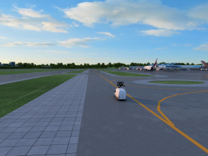 Airport tower 3D Model