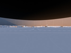Airport tower 3D Model
