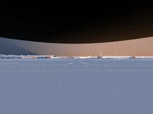 Airport tower 3D Model