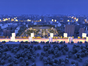City building Modèle 3D