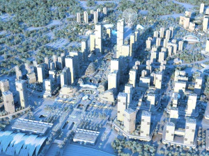 City building 3D Model
