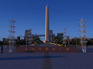 Square 3D Model