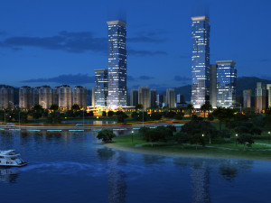 City building 3D 模型
