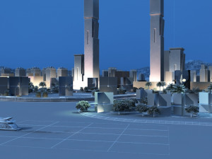 City building 3D 模型
