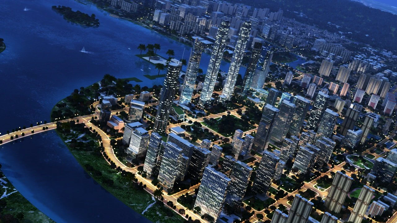 City building 3D Model .c4d .max .obj .3ds .fbx .stl .blend 