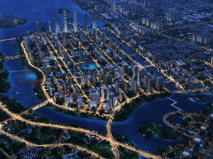 City building 3D Model