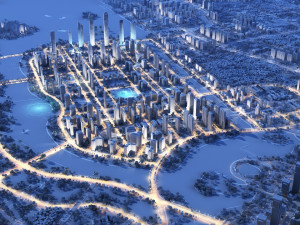 City building 3D Model