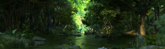 Forest 3D Model .c4d .max .obj .3ds .fbx .stl .blend 