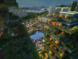 ciudad verde Modelo 3D