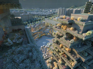 ciudad verde Modelo 3D