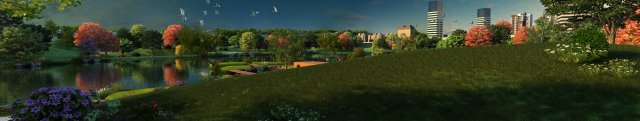 Park 3D Model .c4d .max .obj .3ds .fbx .stl .blend 
