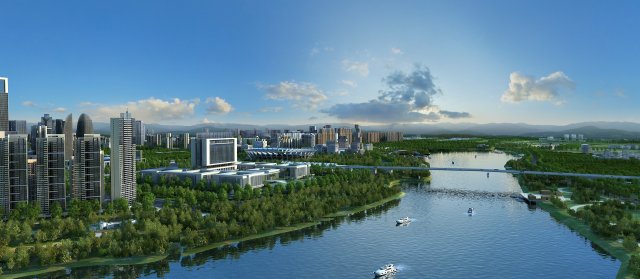 City building Modelo 3D .c4d .max .obj .3ds .fbx .stl .blend 