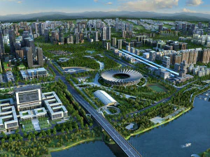 edificio de la ciudad Modelo 3D