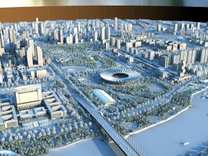 edificio de la ciudad Modelo 3D