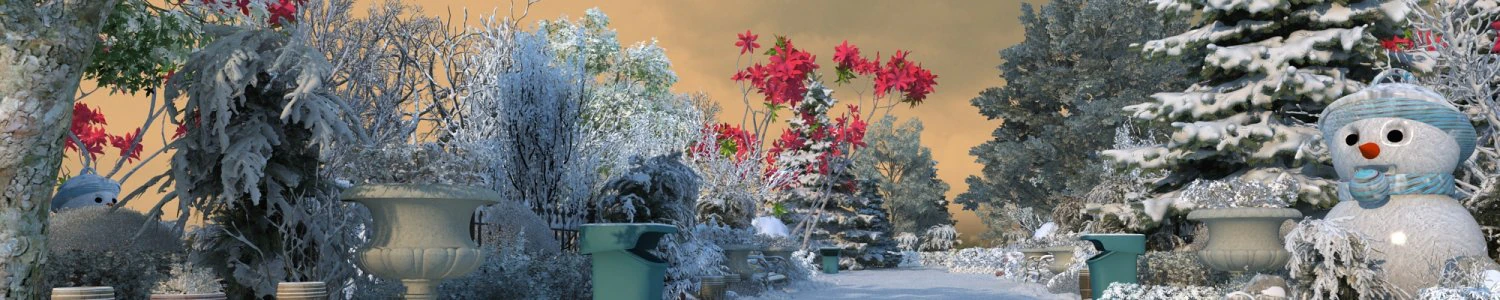 Snow scene 3D Model .c4d .max .obj .3ds .fbx .stl .blend 