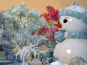 Snow scene 3Dモデル