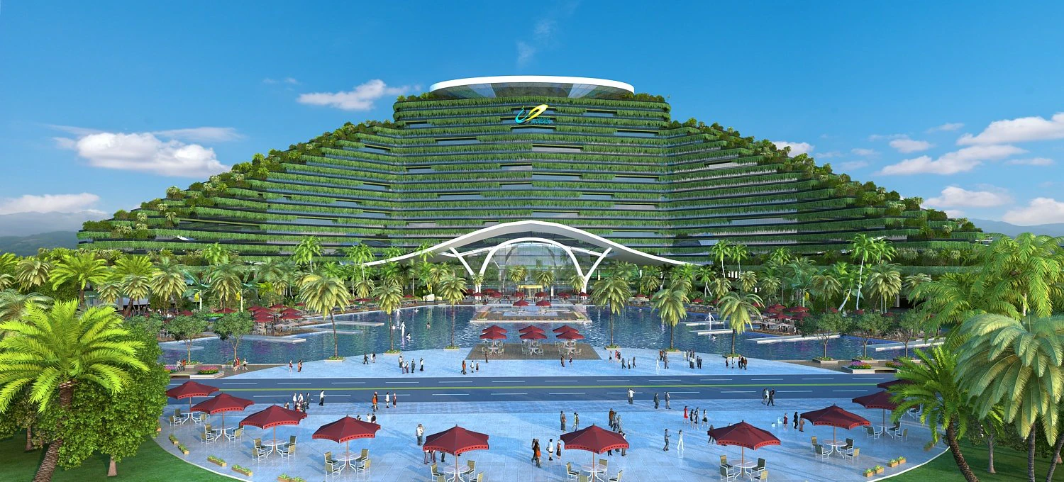 Green city 3D Model .c4d .max .obj .3ds .fbx .stl .blend 