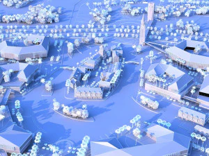 City building 3D Model
