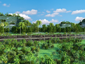 Green city 3D Model