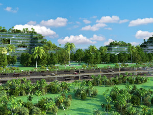 Green city 3D Модель