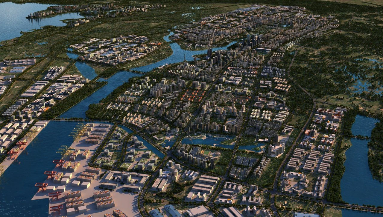 City building 3D Model .c4d .max .obj .3ds .fbx .stl .blend 