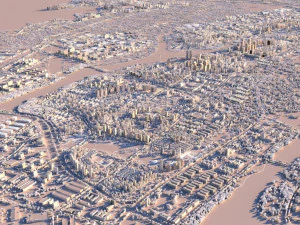 City building 3D Model