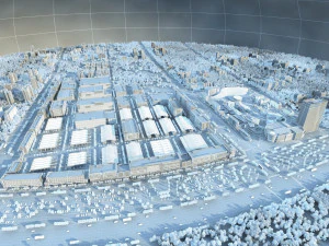 Mercado Agr&iacute;cola Modelo 3D