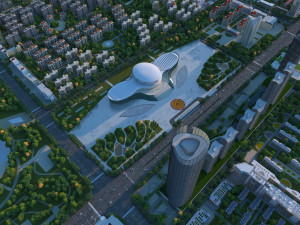 City building 3D Model