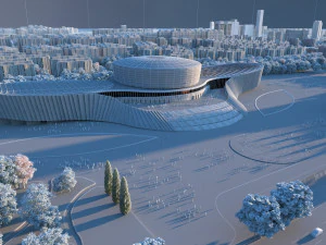 City building 3D Model