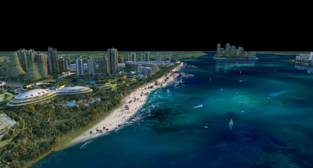 Green city Modelo 3D .c4d .max .obj .3ds .fbx .stl .blend 