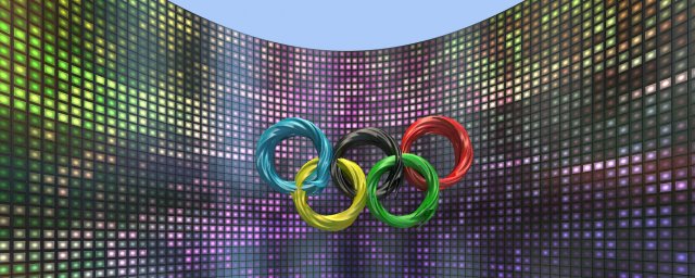 Five Ring Flag Modelo 3D .c4d .max .obj .3ds .fbx .stl .blend 