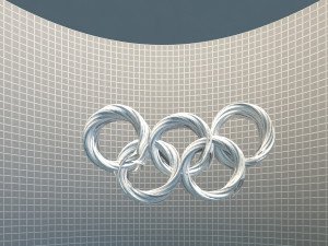 Five Ring Flag Modelo 3D
