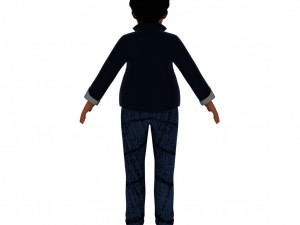 Cartoon employee Modelo 3D
