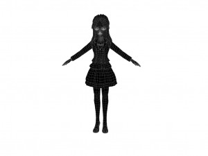 Cartoon girl Modelo 3D