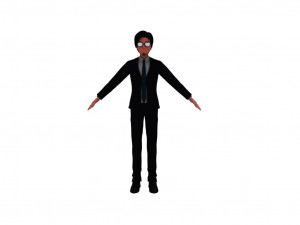 Cartoon employee Modelo 3D