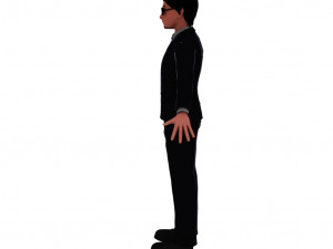 Cartoon employee Modèle 3D