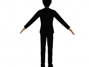 Cartoon employee 3D Model