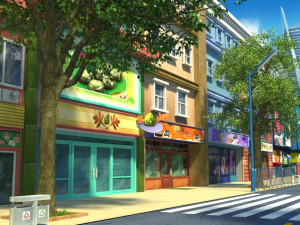 Cartoon city Modelo 3D