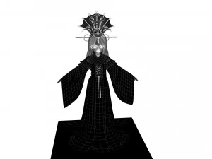 Cartoon queen 3D Model