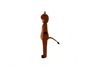 Cartoon girl Modelo 3D