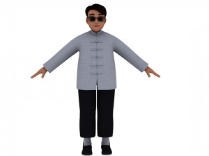 Cartoon man 3Dモデル