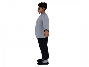 Cartoon man 3Dモデル