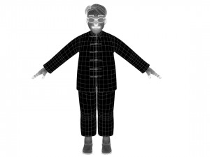 Cartoon man 3Dモデル