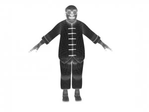 Cartoon old man 3D Model