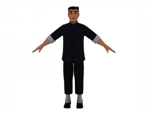 Cartoon man 3D Model